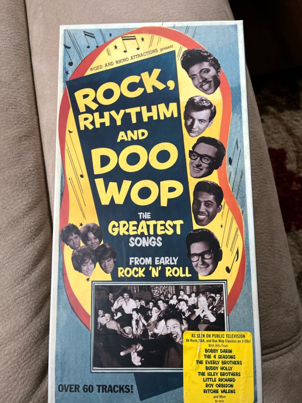 Rock, Rhythm and Doo Wop Vintage Music CD set of 3